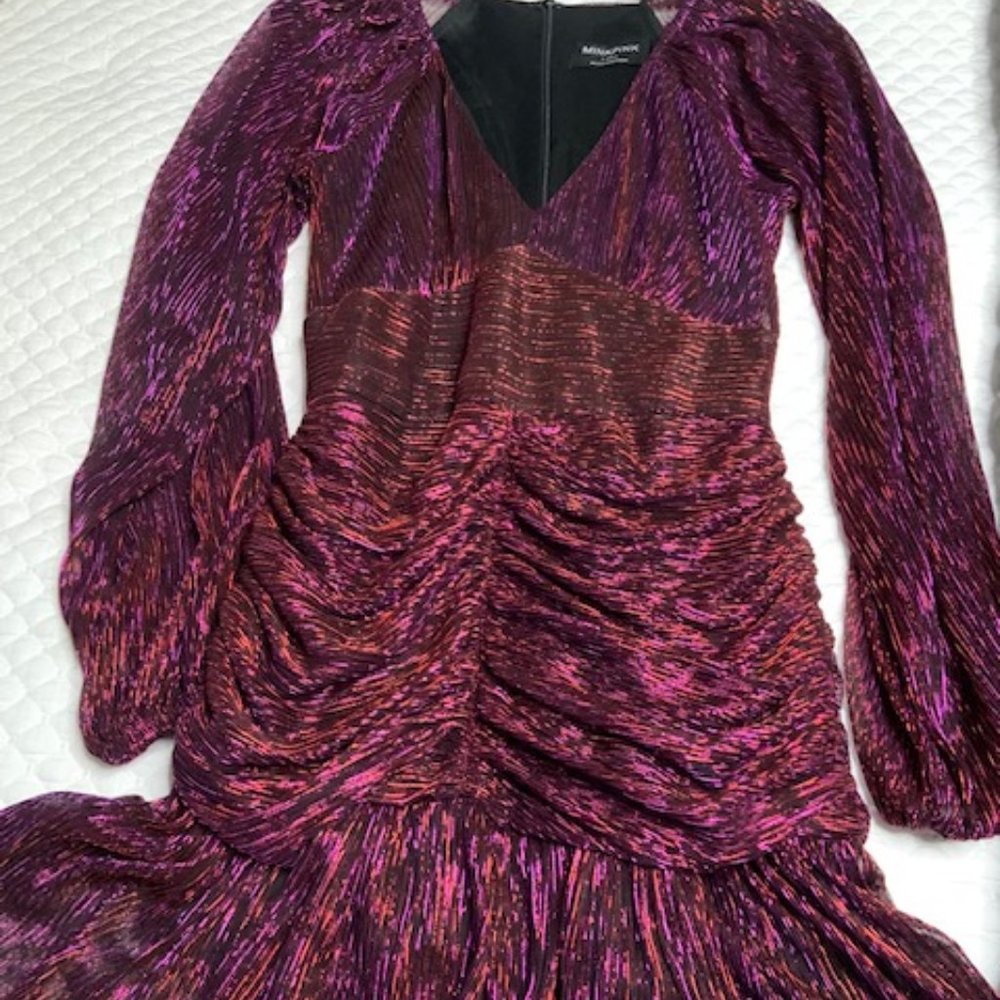 MINK PINK Long Sleeve Semi Formal Dress